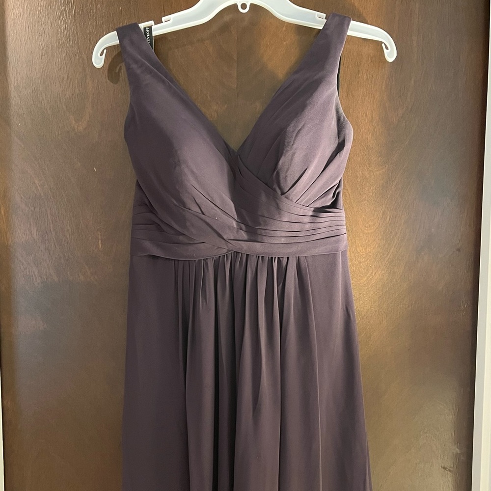Bill Levkoff bridesmaid dress Style 1162 in Plum Size 4